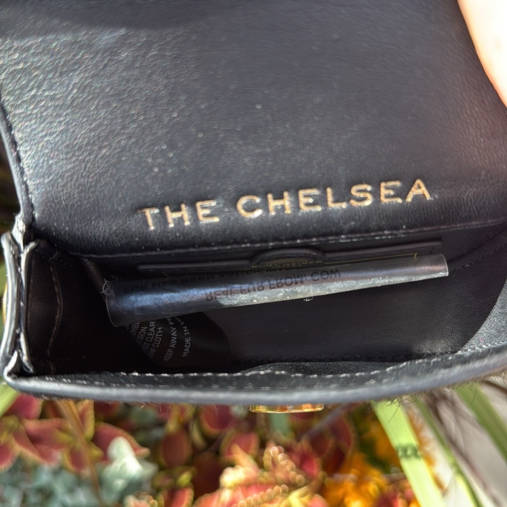 Kurt Geiger Calf Hair Micro Chelsea Saddle Crossbody Bag; Mini (Hard to Find) - Picture 12 of 17